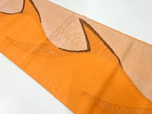 透かし織抽象模様名古屋帯